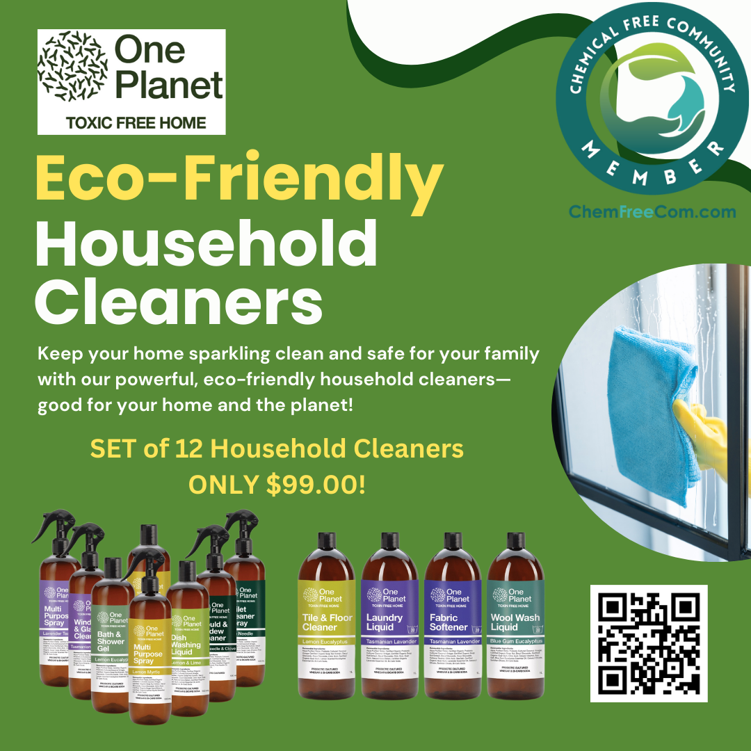 One Planet - Set of 12 Household Cleaners for $99