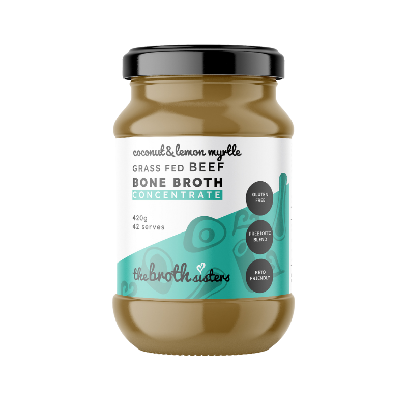 Beef Bone Broth Concentrate - Coconut & Lemon Myrtle 420g